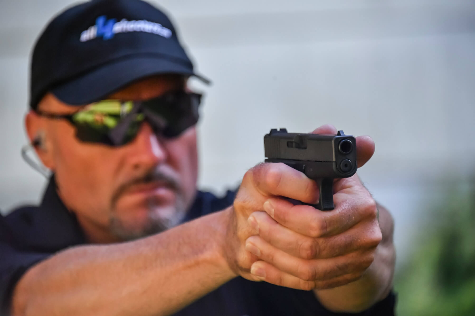 glock: GLOCK G43: die kleinste und schmalste GLOCK in 9 mm Luger auf dem Schießstand