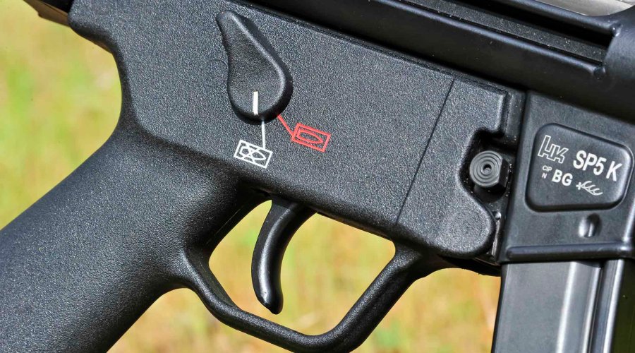 Heckler & Koch SP5K Magazinhalteknopf