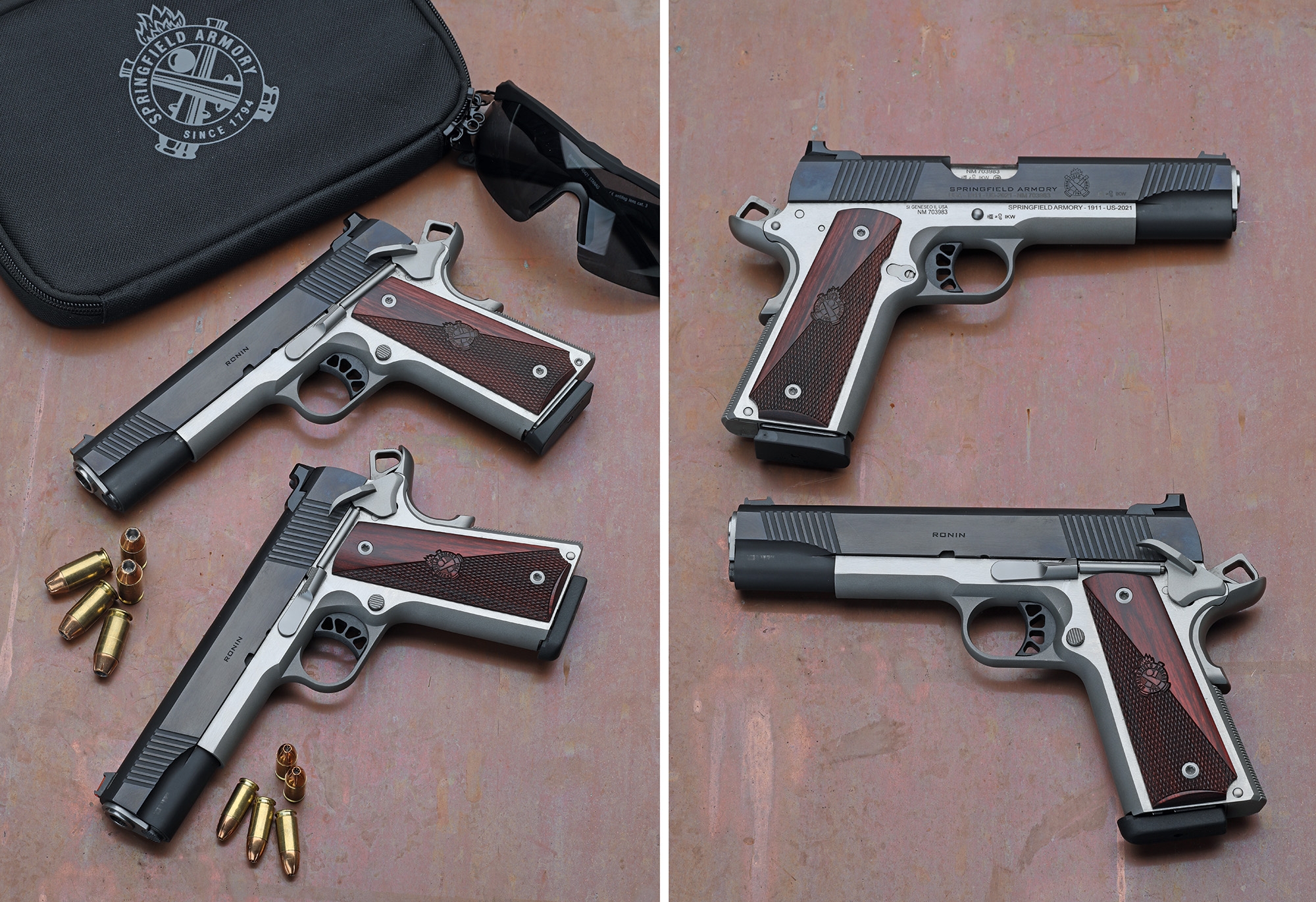 springfield-armory: Die Springfield Armory 1911-A1 Ronin in 9 mm Luger und .45 Auto im Test springfield-armory: Die Springfield Armory 1911-A1 Ronin in 9 mm Luger und .45 Auto im Test