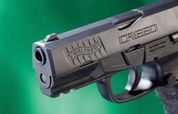 Polymerpistole im Kaliber 9 mm Luger im Test: Was kann die Walther Creed in der Praxis? Mündungspartie der Walther Creed.