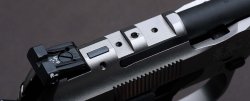 Beretta 92X Performance: Die Defensive-Variante der sportlichen Selbstladepistole im Test Verschluss der Beretta 92X Performance.