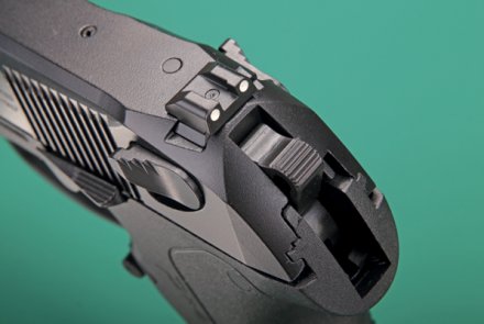 Kimme der Beretta PX 4 Storm Compact in 9 mm Luger Kimme der Beretta PX 4 Storm Compact in 9 mm Luger