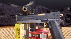 Caracal Lynx Sport im Kaliber 9 mm Luger: Zwei sportliche Pistolen im ausführlichen Test Visierlinie und Seelenachse der Caracal Lynx.
