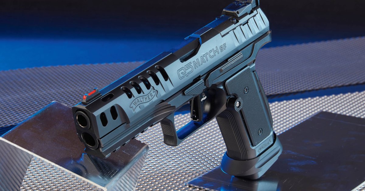 Black RibbonVersion der Walther Q5 Match im Test Was kann die sportliche Pistole in 9 mm Luger?