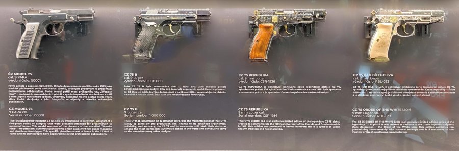 Legende CZ 75: Der 50. Geburtstag der tschechischen Selbstladepistole – Geschichte und aktuelle Varianten Evolutionsstufen und Sondermodelle der CZ 75.