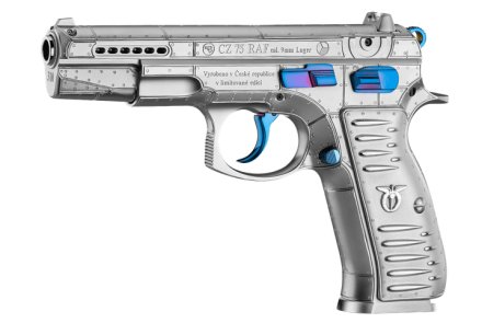 CZ 75 RAF Limited Edition: Edle Pistole als Hommage an die tschechoslowakischen Piloten im Zweiten Weltkrieg CZ 75 RAF Limited Edition: Edle Pistole als Hommage an die tschechoslowakischen Piloten im Zweiten Weltkrieg