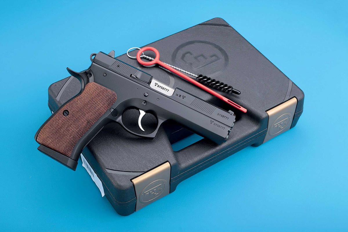 Test CZ 97 B Pistole im Kaliber .45 ACP