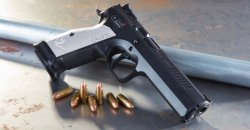 Für den IPSC-Sport: CZ TS 2-Modelle im Test – die Racing Green und Deep Bronze Die "normale" CZ TS 2.