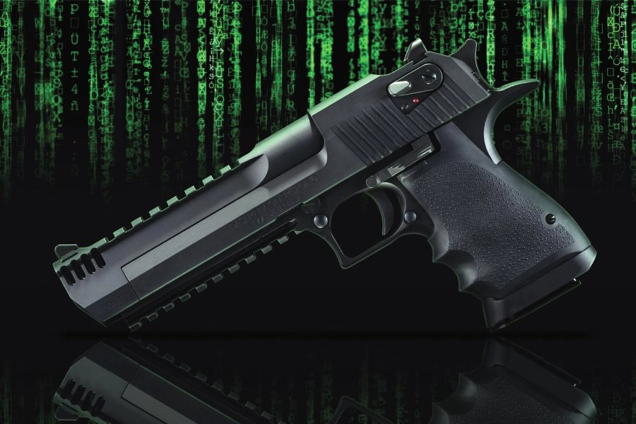 Desert Eagle Pistolen von Magnum Research: Ikonische Wüstenadler exklusiv bei Ferkinghoff International Desert-Eagle-Magnum-Research-bei-Ferkinghoff-International-DEL6IMB-Matrix-linke-Seitenansicht