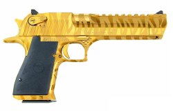 Desert Eagle Pistolen von Magnum Research: Ikonische Wüstenadler exklusiv bei Ferkinghoff International Desert-Eagle-Tiger-Stripes-Gold-Magnum-Research-bei-Ferkinghoff-International-rechte-Seitenansicht