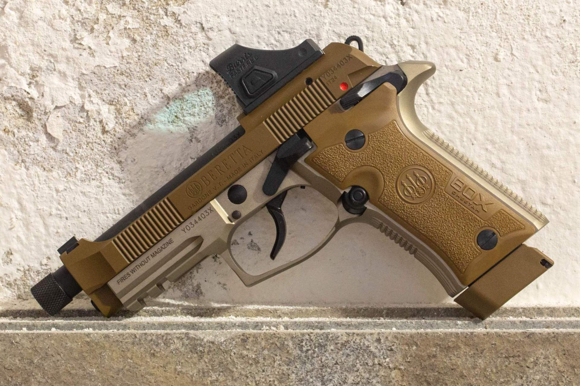 beretta: Die Beretta 80X Cheetah Tactical Desert ergänzt jetzt die nicht nur in den USA erfolgreiche Verteidigungspistolen-Baureihe im Kaliber .380 ACP beretta: Die Beretta 80X Cheetah Tactical Desert ergänzt jetzt die nicht nur in den USA erfolgreiche Verteidigungspistolen-Baureihe im Kaliber .380 ACP
