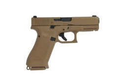 GLOCK 19X Pistole in Coyote Tan GLOCK 19X rechte Ansicht