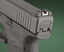 Test: Subkompakt-Pistole Glock 36 Die Kimme der Glock 36