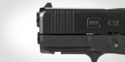 Brandneu: GLOCK 43X MOS und GLOCK 48 MOS – ab Werk mit Shield Sights RMSc erhältlich Front Serrations an der GLOCK 43X