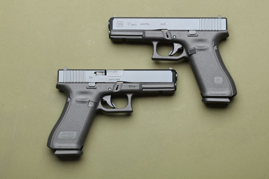 GLOCK Pistolen Gen5: G17 und G19 jetzt erhältlich! GLOCK Pistole G17 Gen5 in der Seitenansicht