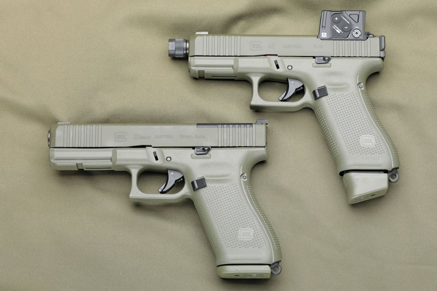 GLOCK Hunter Edition im Test: G20 Gen5 MOS und G45 Hunter Edition A-CUT COA G20 Gen5 MOS und G45 Hunter Edition A-CUT COA.