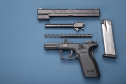 HS Produkt Standard Series HS 9 Tactical in 9 mm Luger im zerlegten Zustand HS Produkt Standard Series HS 9 Tactical in 9 mm Luger im zerlegten Zustand