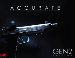 Kahr Arms Pistolenreihe Werbebild von Kahr Arms für die Pistolenreihe der Generation 2.