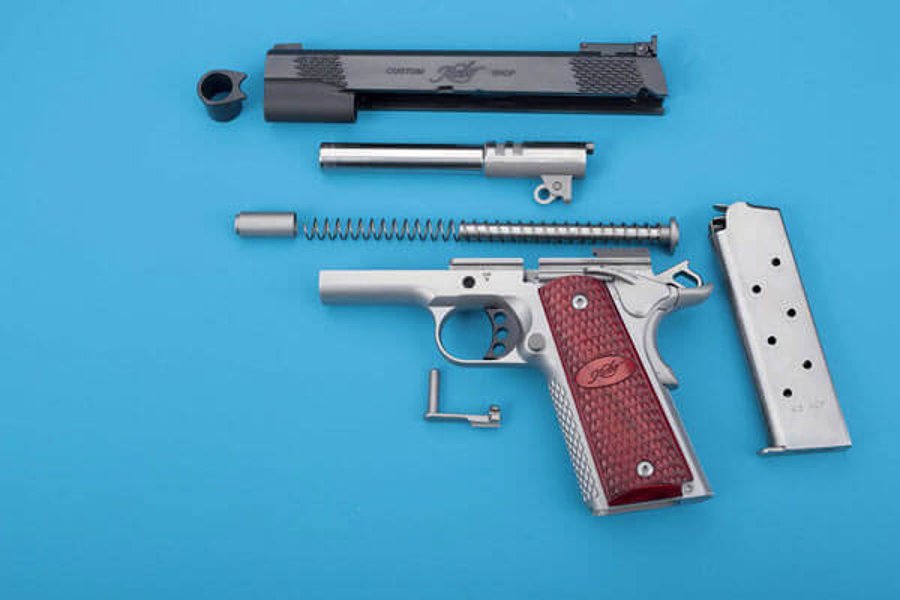 Test: Kimber Grand Raptor II 1911er Pistole Die Kimber Grand Raptor II in Vollansicht