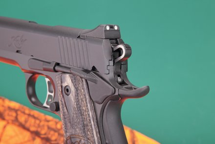 Die Kimme der Kimber Tactical Pro II in 9 mm Luger Die Kimme der Kimber Tactical Pro II in 9 mm Luger