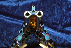 Test und Video: Korth Twin Classic Revolver – wie schießt sich der Doppelrevolver? Mündungspartie des Korth Twin Classic Cerberus