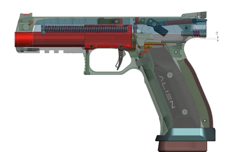 Laugo Arms Alien pistol - is the new Czech match pistol in 9 mm Luger ...