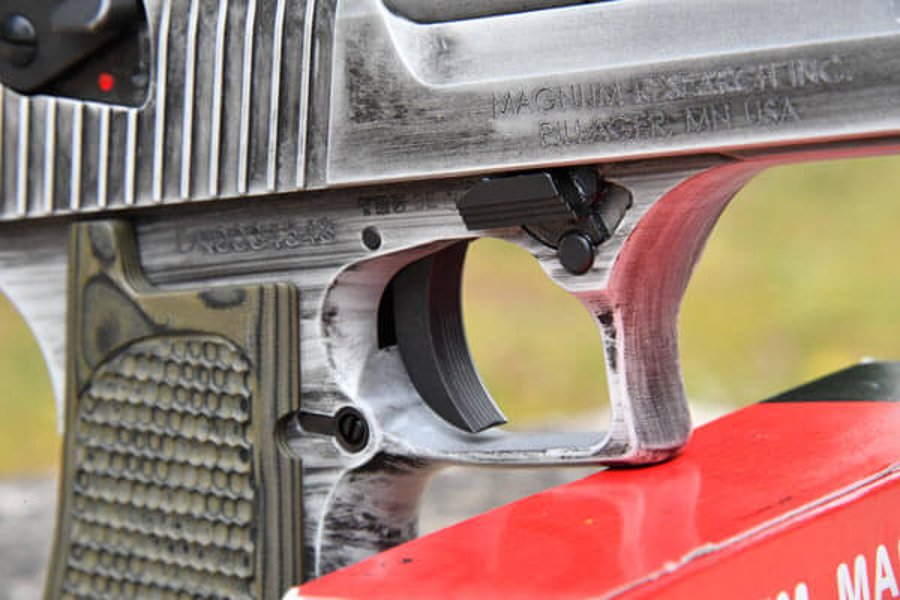 Magnum Research Desert Eagle WMD im Test Abzug der Desert Eagle WMD