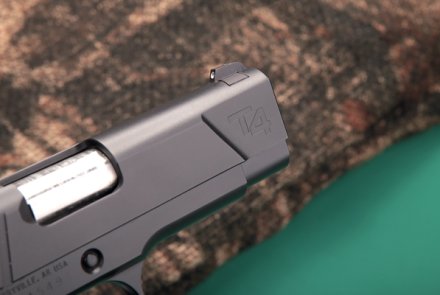 Das Korn der Nighthawk T4 in 9 mm Luger Das Korn der Nighthawk T4 in 9 mm Luger