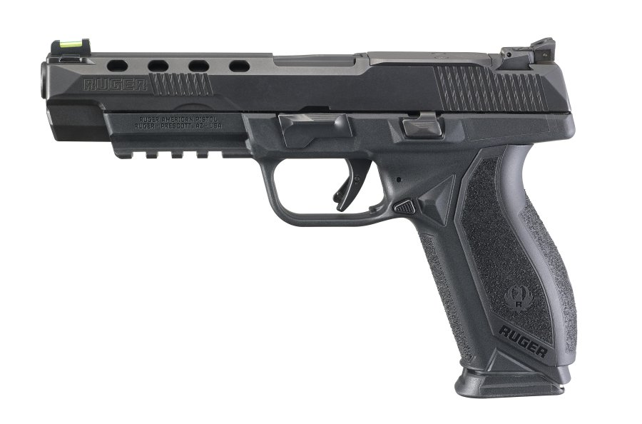 Ruger American Pistol Competition: Neue Matchpistole in Kaliber 9 mm Luger Ruger American Pistol Competition seitenansicht von links
