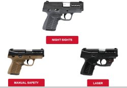 Schwarz, FDE und Grau und Viridian E-Series