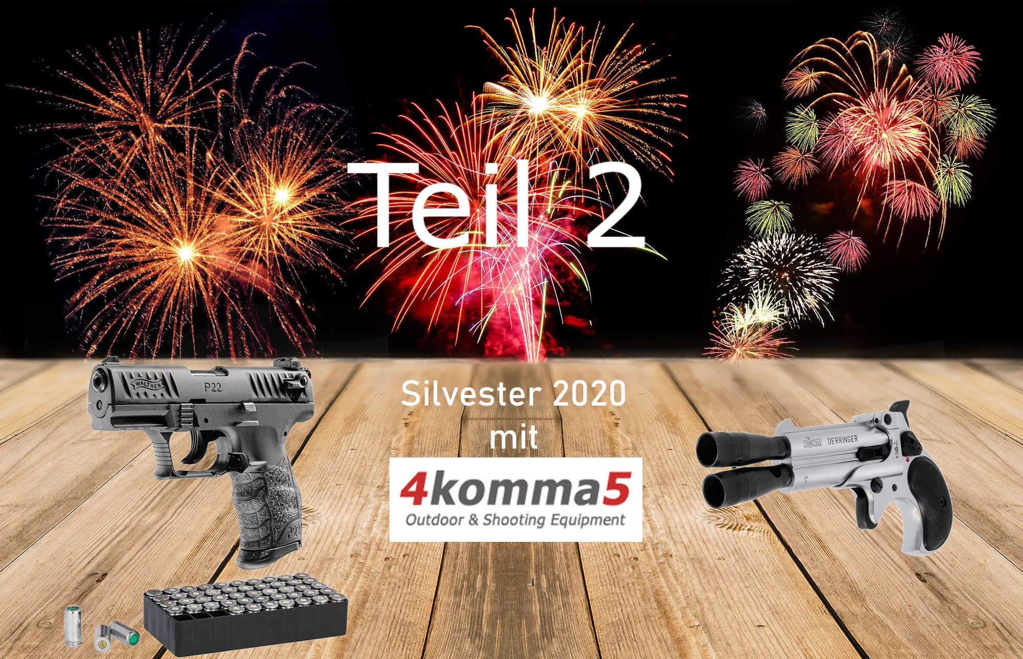 4komma5: Teil 2: Schreckschusswaffen für Silvester – diese Waffen eignen sich für den Jahreswechsel zum Böllern 4komma5: Teil 2: Schreckschusswaffen für Silvester – diese Waffen eignen sich für den Jahreswechsel zum Böllern