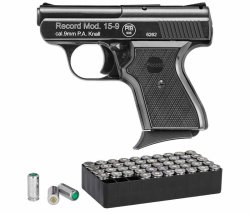 Teil 2: Schreckschusswaffen für Silvester – diese Waffen eignen sich für den Jahreswechsel Taschenpistolen-SSW von Record, Modell 15-9.