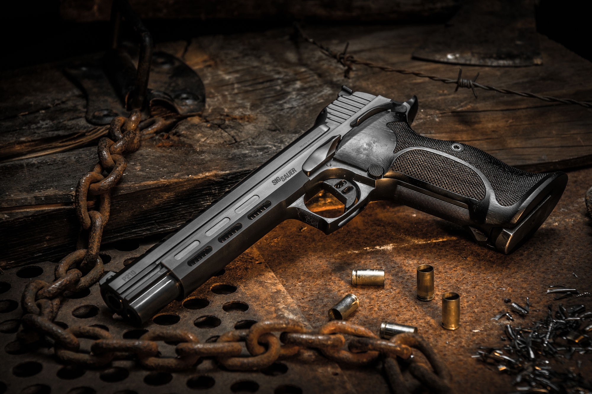 sig-sauer: Edle Pistolen in 9 mm Luger: Die SIG Sauer P210 Varianten   aus dem Mastershop Prestige