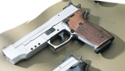 SIG Sauer P220 X-Six Skeleton − skelettierte Ganzstahl-Sportpistole SIG Sauer P220 X-Zone