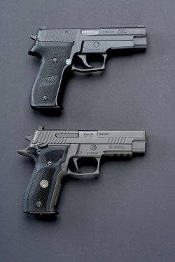 Test: SIG Sauer P226 Legion SAO in 9 mm Luger Klassische SIG Sauer P226 und SIG Sauer P226 Legion SAO im Vergleich