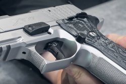 Rauer Abzug an einer SIG Sauer P226 X-Five Supermatch