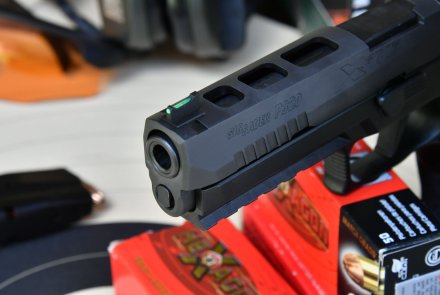 Test: SIG Sauer P320 X-Five – das modulare Flaggschiff der X-Series Dawson Precision-Leuchtkorn der Matchpistole SIG Sauer P320 X-Five in 9 mm Luger