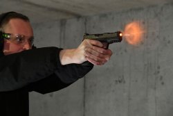 Arsenal Firearms STRYK B Pistole vor Markteinführung Pistole STRYK B von Arsenal Firearms beim Schuss