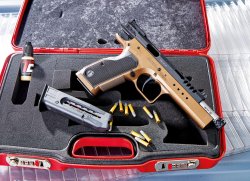 Tanfoglio Force 22 L Limited 5.7: Sportliche Kleinkaliber-Pistole mit Stahlgriffstück im Praxistest Tanfoglio Force 22 L Limited 5.7: Sportliche Kleinkaliber-Pistole mit Stahlgriffstück im Praxistest