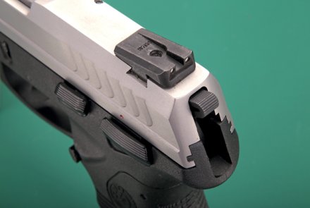 Taurus PT 809 C Stainless in 9 mm Luger mit verschiebbarer Kimme Taurus PT 809 C Stainless in 9 mm Luger mit verschiebbarer Kimme