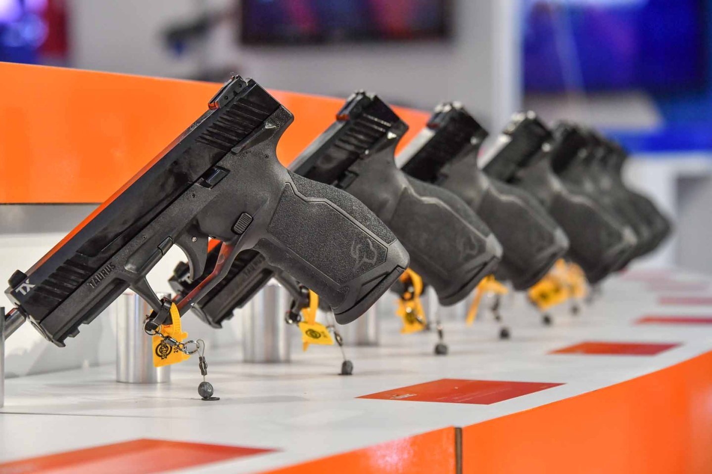 Taurus TX22 Kleinkaliber-Pistole Taurus TX 22 Kleinkaliberpistolen auf dem Messestand