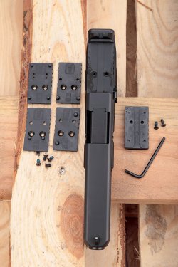 GLOCK 45er Selbstladepistolen im Test GLOCK 41 MOS von oben