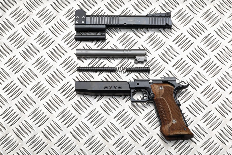 Merkle Custom PPC-Pistole 9 mm Luger Einzelstück Test Merkle PPC Pistole zerlegt