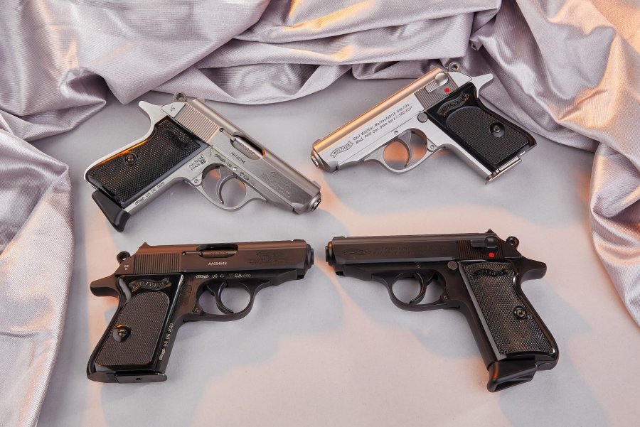 Test: Walther PPK aus US-Fertigung in 9 mm kurz / .380 ACP Walther PPK und PPK/S im Größenvergleich