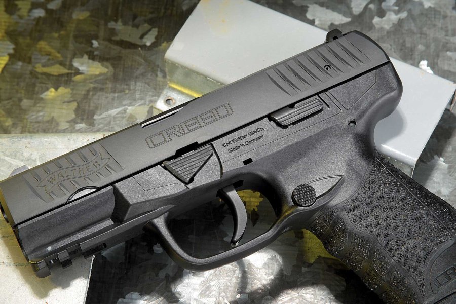 Test der Pistole WALTHER Creed Bedientasten der Polymerpistole Walther Creed