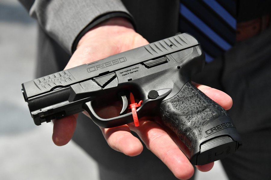 WALTHER CREED: neue Polymerpistole in den USA Abzug der Pistole WALTHER CREED