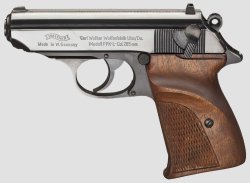 Geschichte der Walther PPK L Pistole und des Leichtmetalls DURAL WALTHER PPK-L mit Duraluminium und Holzgriffschalen