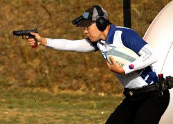 WALTHER Q4 Match Polymerpistole Wlather Q5 Match in Aktion