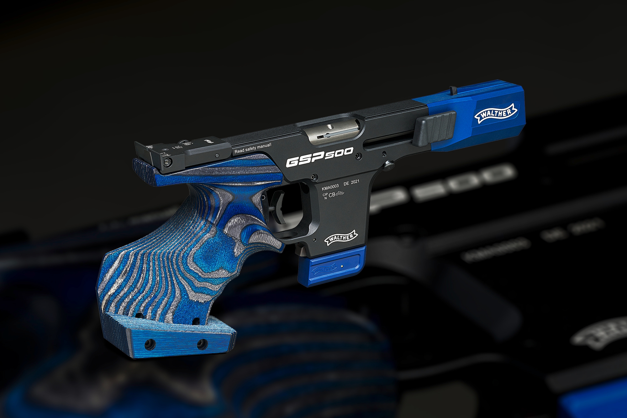 Premiere auf der IWA 2022 – Walther Sportpistole GSP500. Der Klassiker: jetzt neu, besser und mit modernster Technik