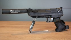 AirGhandi Review und Video: Was bietet die Vorkomprimierer-Luftpistole Zoraki HP01? Zoraki HP01 mit Schalldämpfer